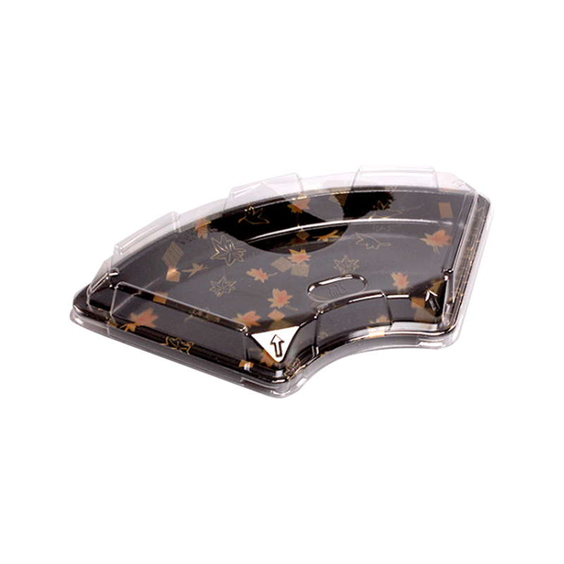 使い捨て扇型寿司容器