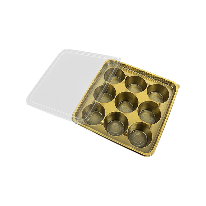 9個入り円形PETキャンディ包装箱