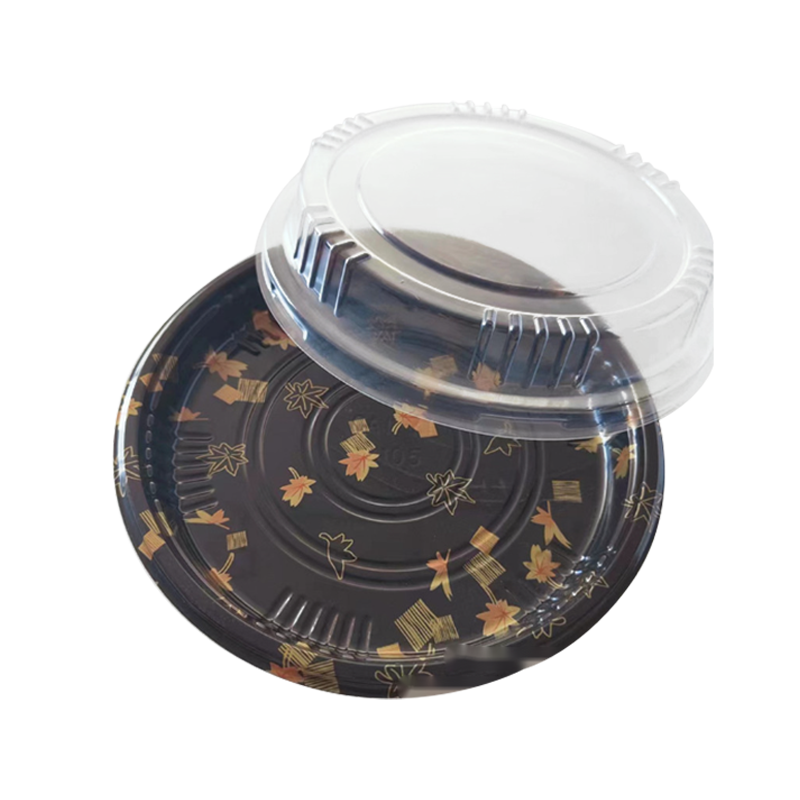 蓋付き円形サンドイッチプレート